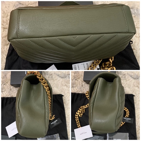 🆕💯🔥SAINT LAURENT Medium Collège Matelassé Bag - Picture 7 of 8